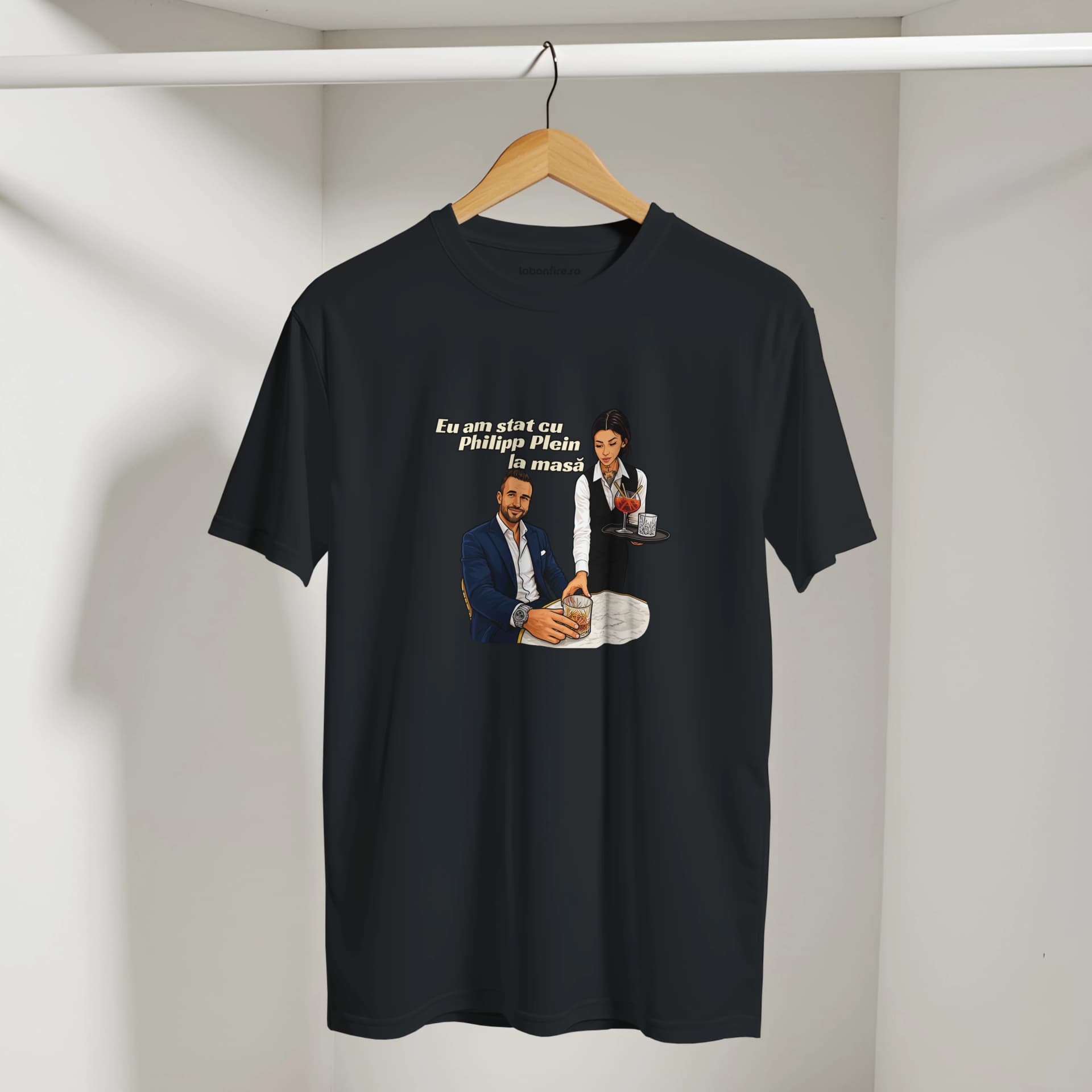 Tricou | Philipp — culoare negru, vedere 2