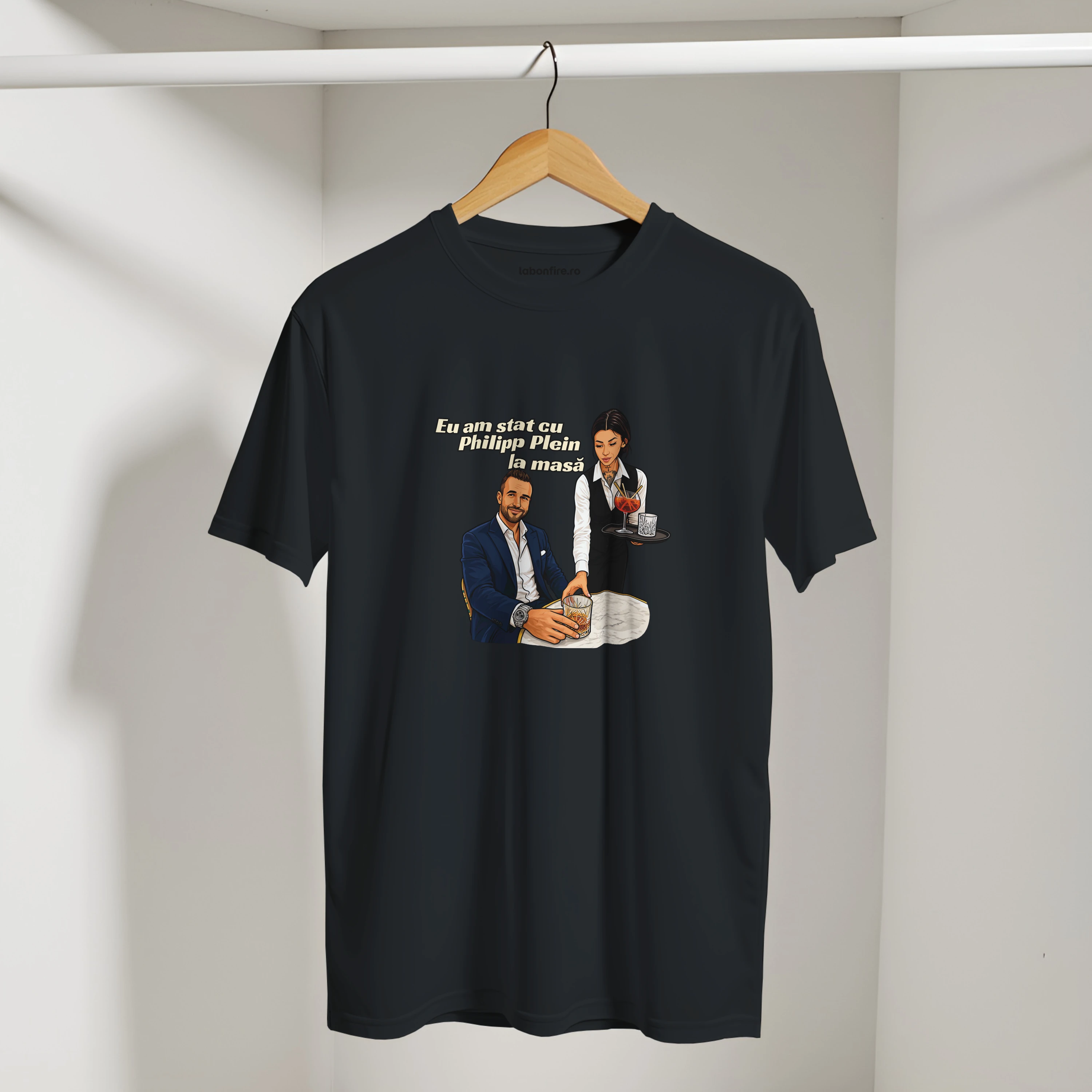 Tricou | Philipp — culoare negru, vedere 2