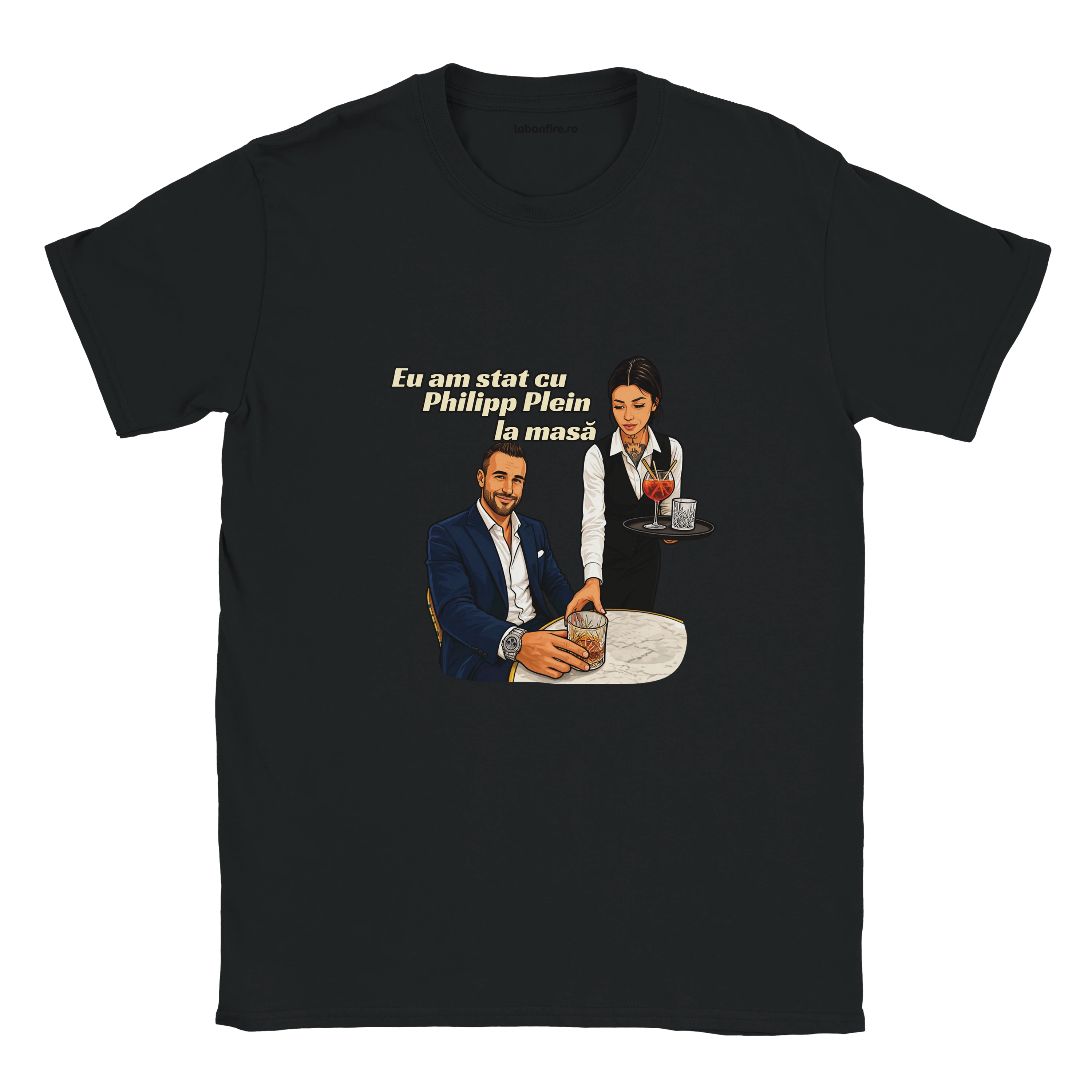 Tricou | Philipp — culoare negru, vedere 1